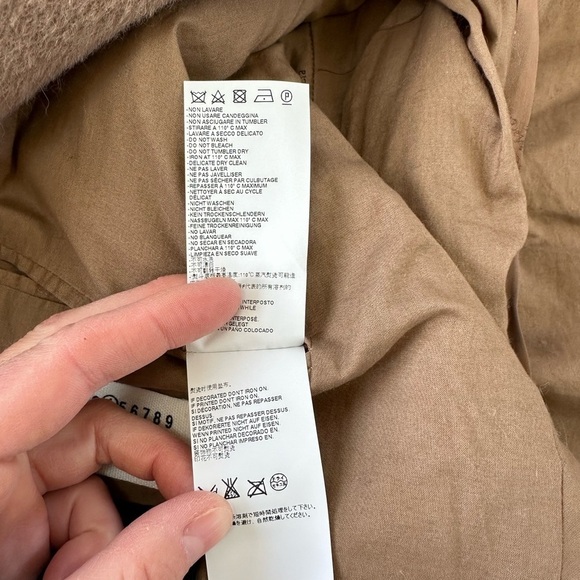 MM6 Maison Martin Margiela Tan Pea Coat - Picture 15 of 16